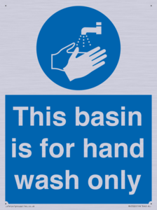 Basin for hand wash only